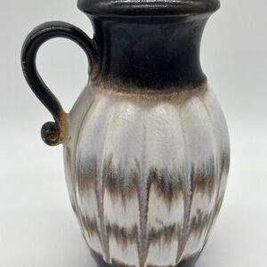 Scheurich Keramik Handled Vase Design Pattern 492-26 MCM West Germany 10” Tall